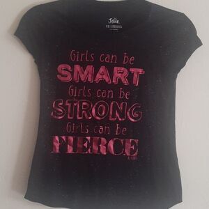 Justice size 12 Girls sparkly tee
